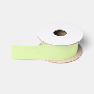 Solid colour soft honeydew green satin ribbon