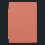 Solid colour terracotta brown iPad pro cover<br><div class="desc">Solid colour terracotta brown design.</div>