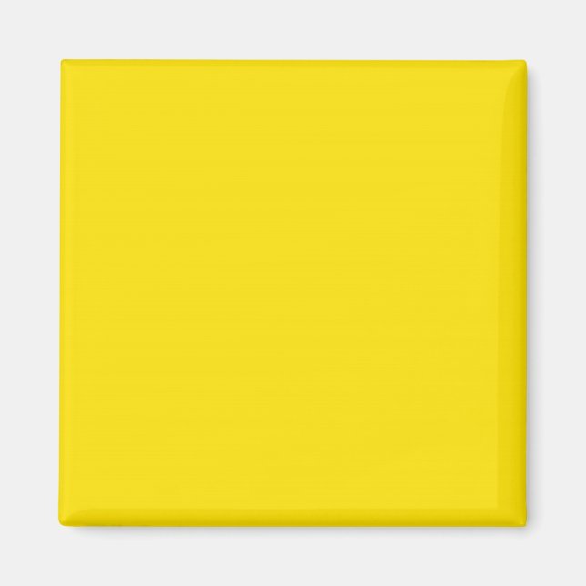 Solid Colour: Yellow Magnet (Front)
