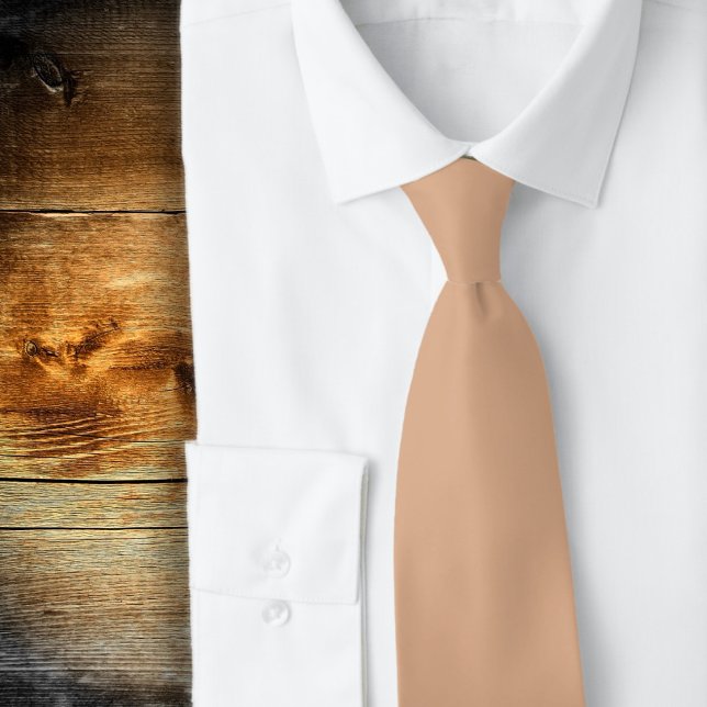 Solid Coral Orange  Tie (Creator Uploaded)