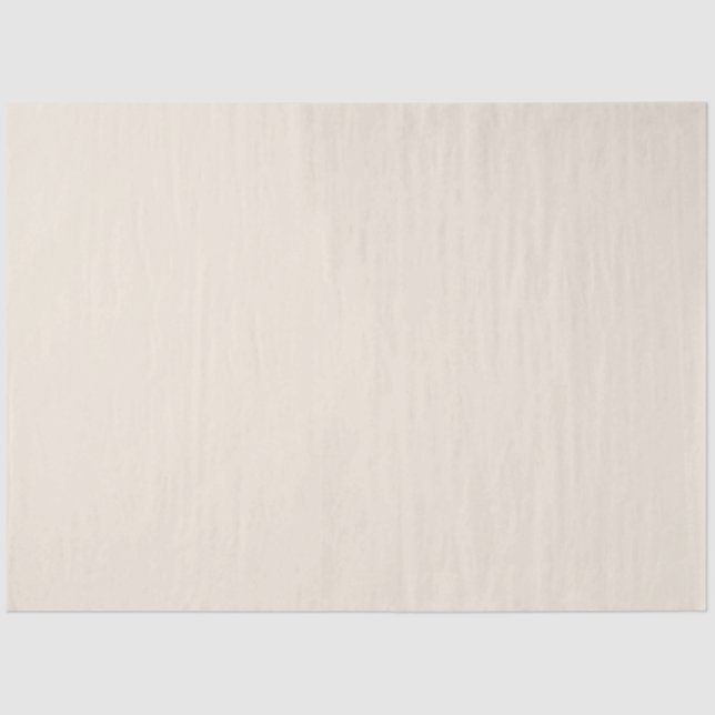 Solid cream beige ivory tissue paper (Front)