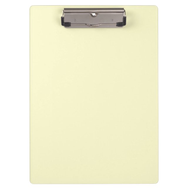 Solid Cream Clipboard – Simple and Professional (Front)
