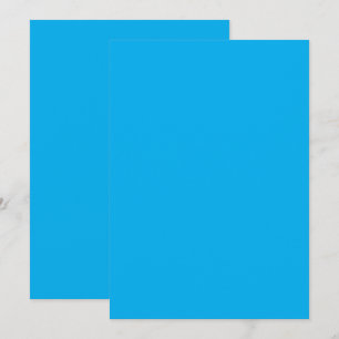 Solid Cyan Blue Background  Invitation