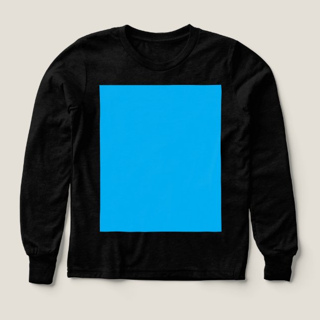 Solid Cyan Blue Background | Summer Minimal Style (Design Front)