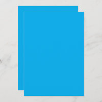 Solid Cyan Blue Background | Summer Minimal Style