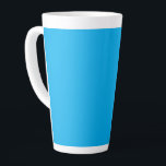 Solid Cyan Blue Background | Summer Minimal Style Latte Mug<br><div class="desc">Bold solid cyan blue background with minimal texture – perfect for summer designs, travel vibes, and fresh starts. Infuse your designs with a refreshing burst of colour using this Solid Cyan Blue Background featuring a clean, minimalist texture. Perfectly capturing the vibrant, carefree essence of summer, this versatile backdrop evokes the...</div>