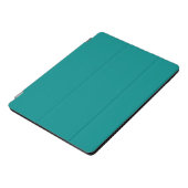 Solid dark cyan teal iPad pro cover (Side)