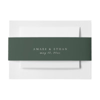 Solid Dark Forest Green Colour Wedding