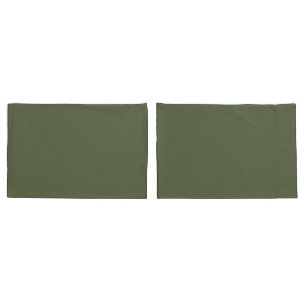Solid Dark green Timeless  Pillowcase