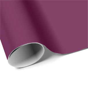 Solid Dark Magenta Wrapping Paper