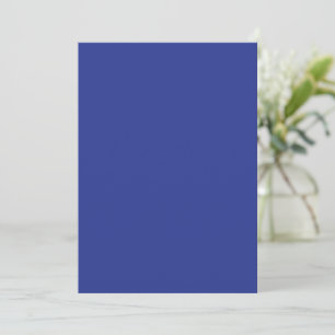Solid Deep Blue Backdrop   Bold Minimalist Design Announcement
