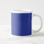 Solid Deep Blue Backdrop | Bold Minimalist Design Large Coffee Mug<br><div class="desc">Solid deep blue minimal background for elegant, clean, modern custom designs. Elevate your style with this solid deep blue minimal background design, perfect for creating a modern, calming aesthetic across any product. The rich blue tone brings a sense of stability and elegance, making it ideal for professional, personal, and event-themed...</div>