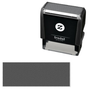 Solid Deep Blue Backdrop Bold Minimalist Design Self-inking Stamp