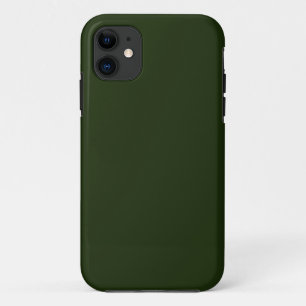 Solid deep forest green Case-Mate iPhone case