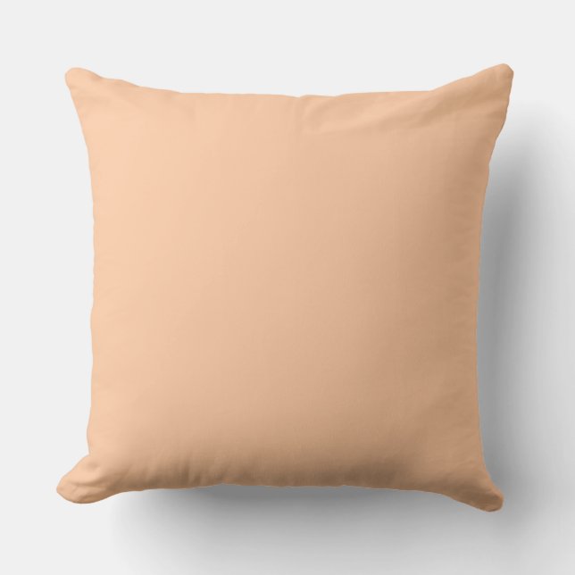 Solid Deep peach Background Cushion (Front)