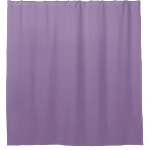 Solid dull purple violet shower curtain