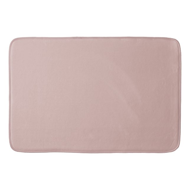 Solid Dusty Blush Bath Mat (Front)