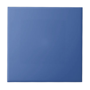 Solid Dusty Cornflower Blue Minimalist Tile
