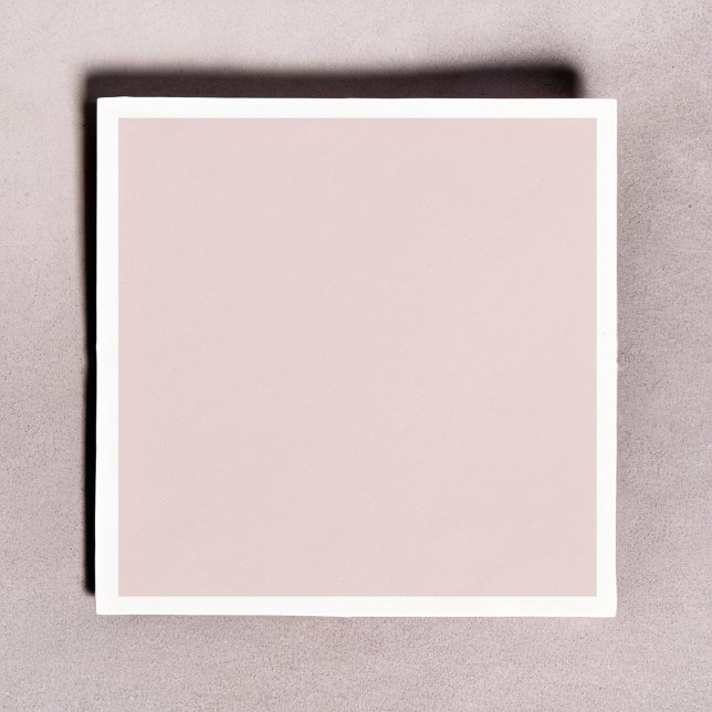 Solid Dusty Pink Light Elegant Minimalist Napkin (Solid Dusty Pink Light Elegant Minimalist Napkins)