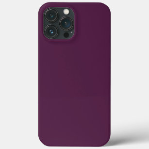 Solid eggplant purple iPhone 13 pro max case