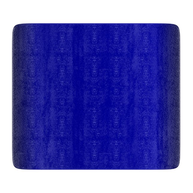 Solid Electric Blue Cutting Board (Front)