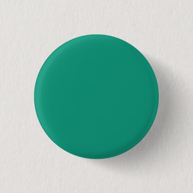 Solid Emerald Green Background, Customizable Blank 3 Cm Round Badge (Front)