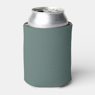 Solid Eucalyptus Green Colour | Hex# 5B7570 Can Cooler