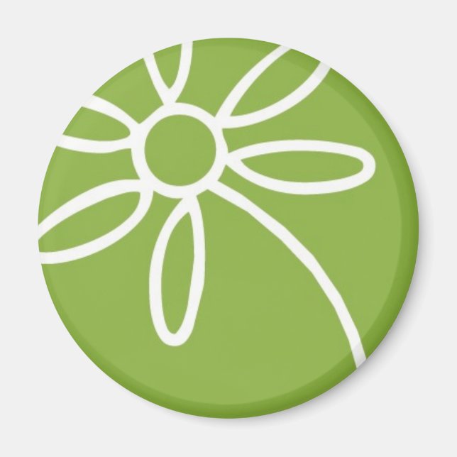 Solid Flair Circle Magnet (Front)