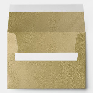 Solid Gold Colour Ombre Envelope