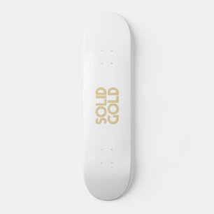 SOLID GOLD SKATEBOARD