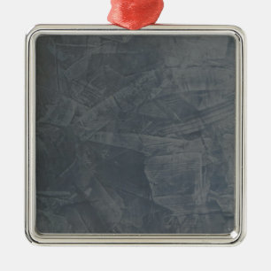 Solid Gray Metal Tree Decoration