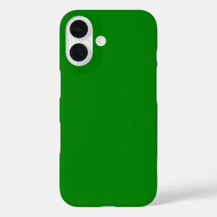 Solid Green Colour iPhone 16 Case