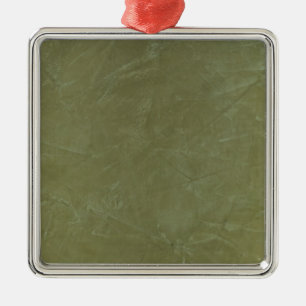 Solid Green Metal Tree Decoration