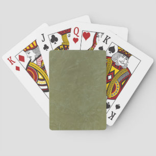 Solid Green Playing Cards