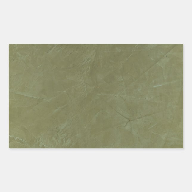 Solid Green Rectangular Sticker (Front)