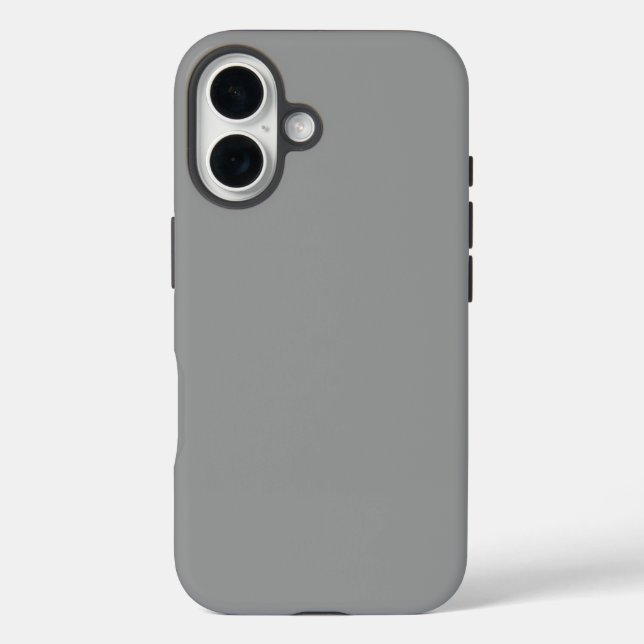 Solid Grey Colour Case-Mate iPhone Case (Back)