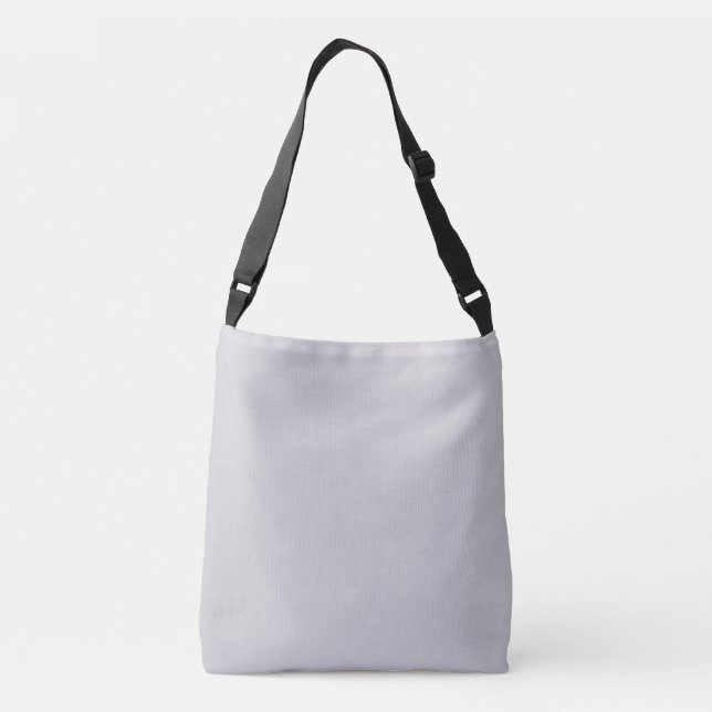 Solid Grey Crossbody Bag (Back)