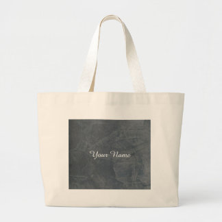 Solid Grey Large Tote Bag