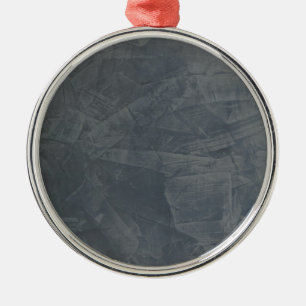 Solid Grey Metal Tree Decoration