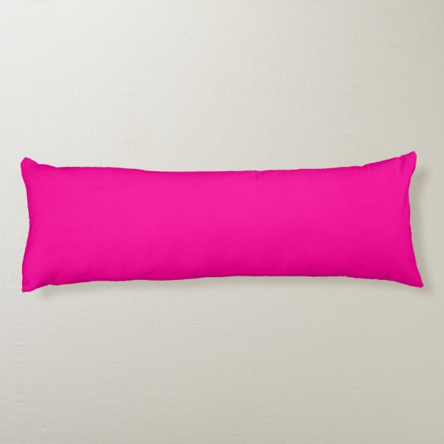 Solid Hot Pink Body Cushion (Back)