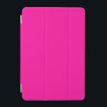 Solid Hot Pink iPad Mini Cover<br><div class="desc">Nothing looks better than a solid pink design. Bright pink is a popular colour enjoyed by girls of every age.</div>