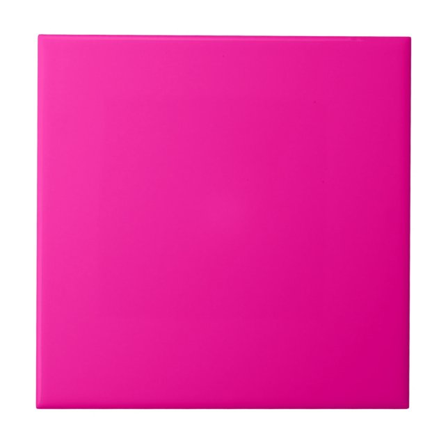 Solid Hot Pink Tile (Front)