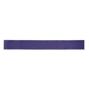 Solid Indigo Blue Elegant Modern Minimalist Simple Satin Ribbon