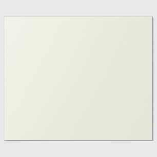 Solid Ivory Color Minimalist Plain Modern Wrapping Paper