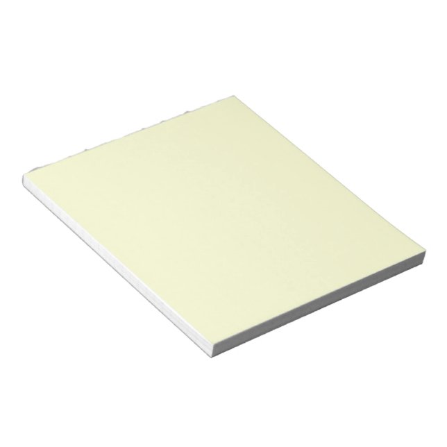 Solid Ivory Notepad (Angled)