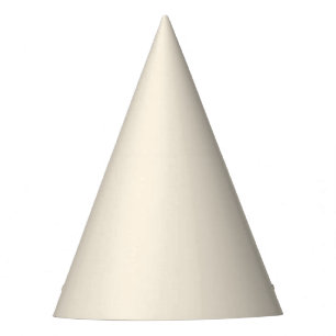 Solid ivory party hat
