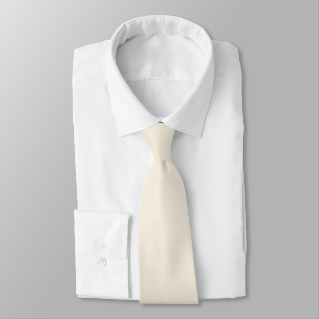 Solid ivory tie (Tied)