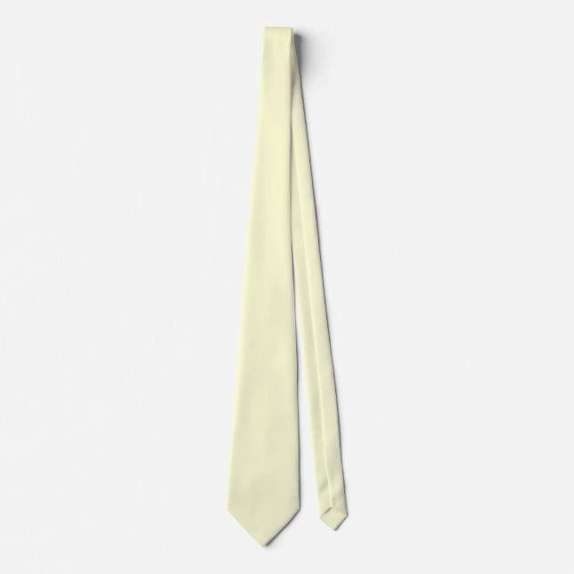 Solid Ivory Tie (Front)