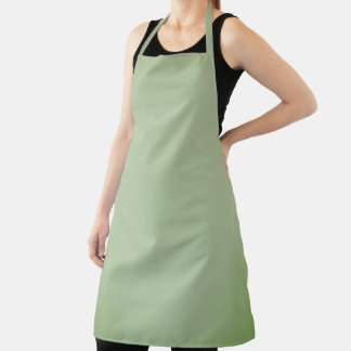 Solid Jade Green Celadon  Apron