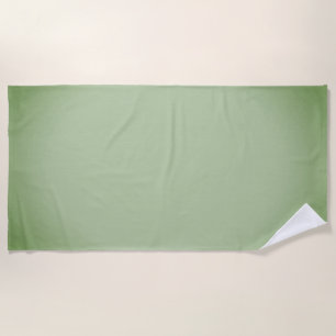 Solid Jade Green Celadon Beach Towel